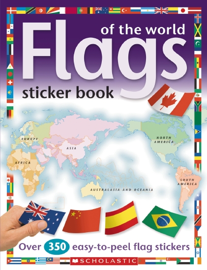 flags of the world sticker book