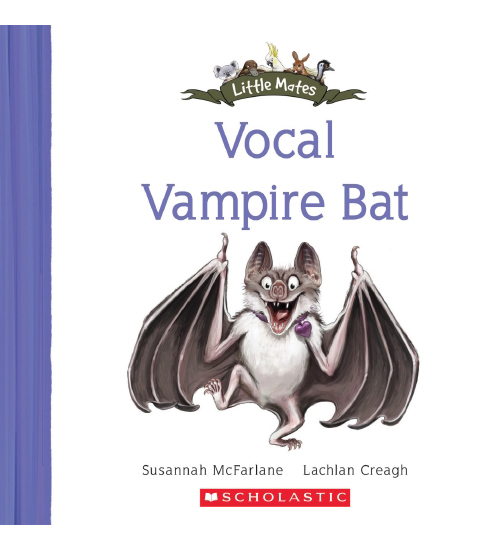 The Store Little Mates Vocal Vampire Bat Book