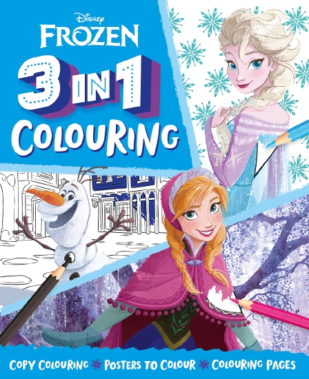 Frozen: 3 In 1 Colouring (Disney)
