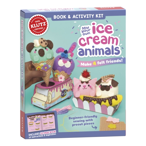 The Store SEW YOUR OWN ICE CREAM ANIMALS (KLUTZ) Book