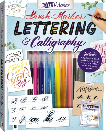 Brush-Marker Lettering and Calligraphy Kit