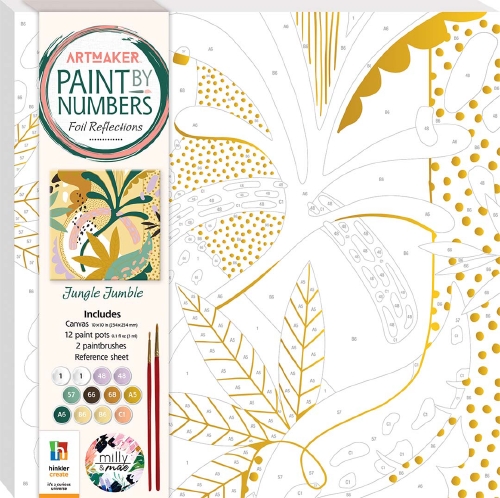 Paint By Numbers Shimmer Effects: Lush and Leafy