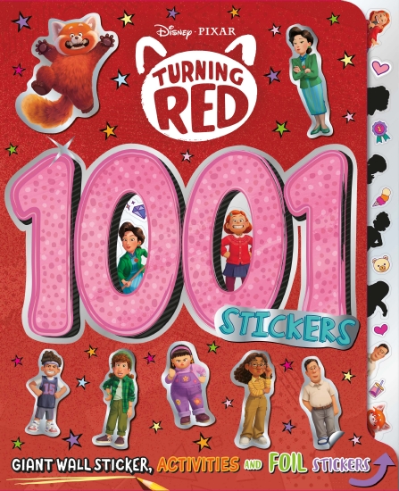 TURNING RED 1001 STICKERS