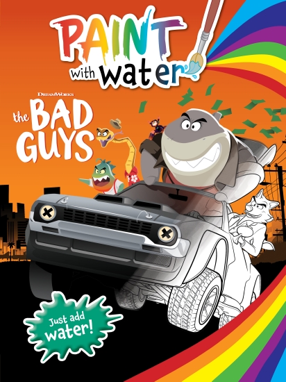 the Bad Guys: Paint With Water (DreamWorks)