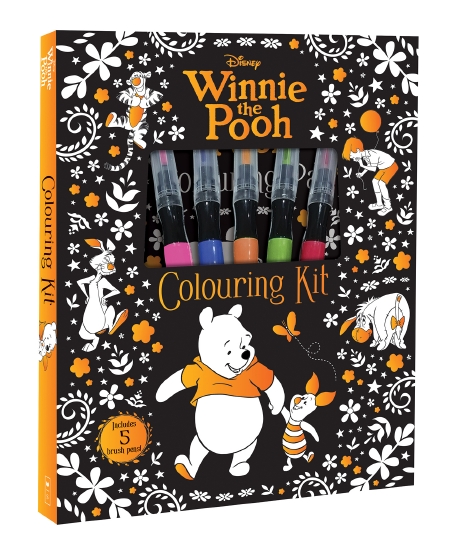 The Store - Winnie the Pooh: Adult Colouring Kit (Disney) - Book - The ...