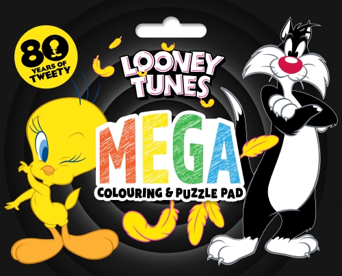 Tweety 80th Anniversary: Mega Colouring & Puzzle Pad (Looney Tunes)