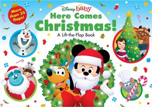 Here Comes Christmas! (Disney Baby: A Lift-the-Flap Book)