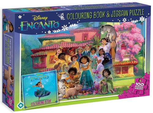 ENCANTO: BOOK & PUZZLE (DISNEY: 100 PIECES)