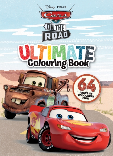 Product: Cars On the Road: Ultimate Colouring Book (Disney Pixar) - Book -  School Essentials