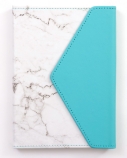 Teal Marble Foldover Journal