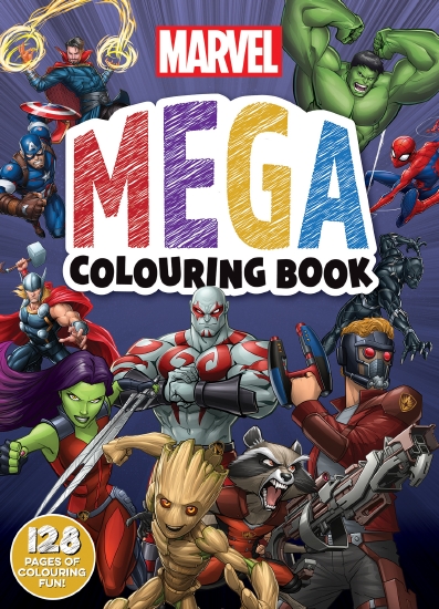 MARVEL: MEGA COLOURING BOOK (FEATURING GUARDIANS OF THE GALAXY)