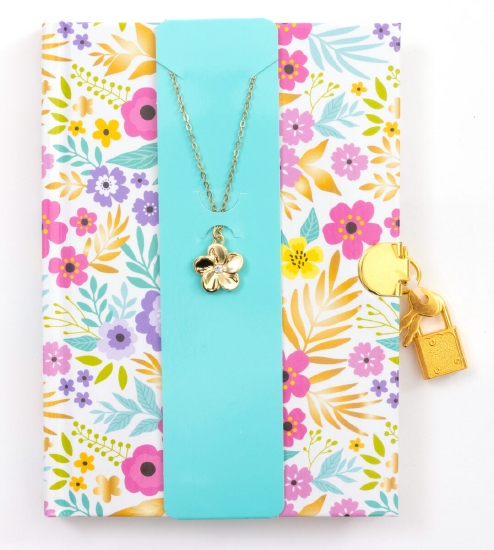 Floral Diary w Necklace