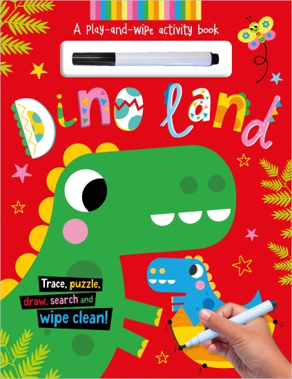 Dino Land (A Play-and-Wipe activity book)