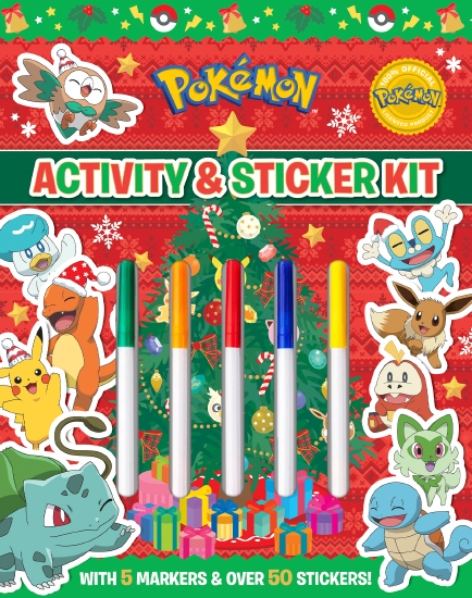 Pokemon Christmas: Activity and Sticker Kit