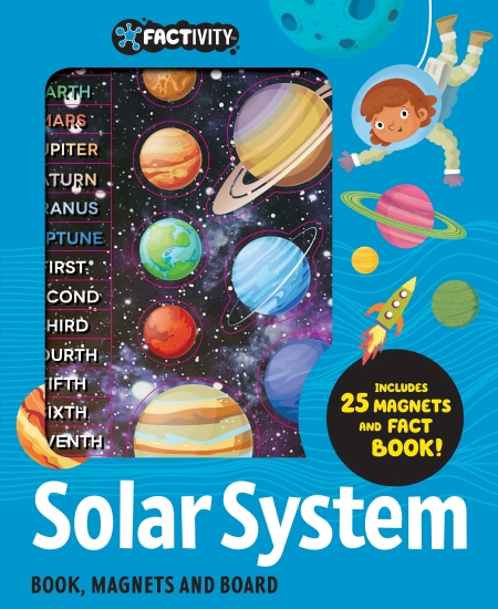 Factivity Solar System Book, Magnets and Board