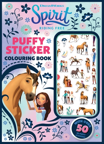 Spirit Riding Free: Puffy Sticker Colouring Book (DreamWorks)