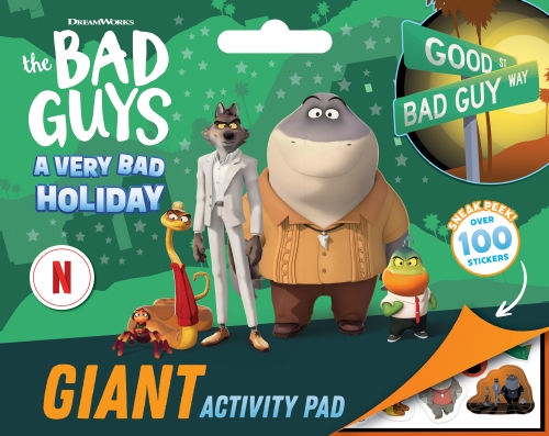 the Bad Guys: A Very Bad Holiday: Giant Activity Pad (DreamWorks)