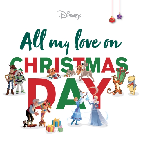 All My Love on Christmas Day (Disney: Deluxe Board Book) 