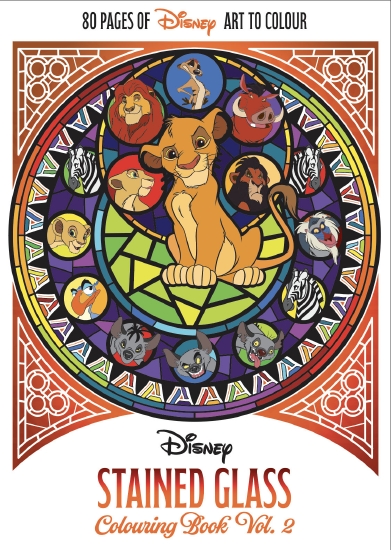 Disney: Stained Glass Adult Colouring Book (Volume 2)
