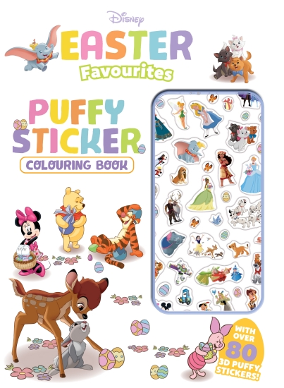 Disney Favourites: Easter Puffy Sticker Colouring Book