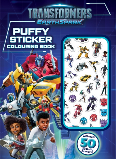 Transformers Earthspark: Puffy Sticker Colouring Book (Hasbro)