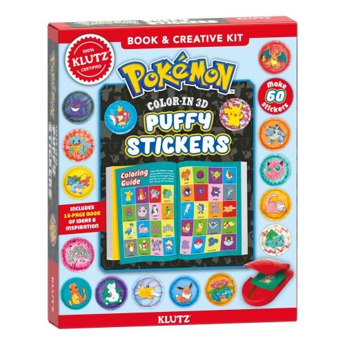 Pokemon: Color-In 3D Puffy Stickers (Klutz)