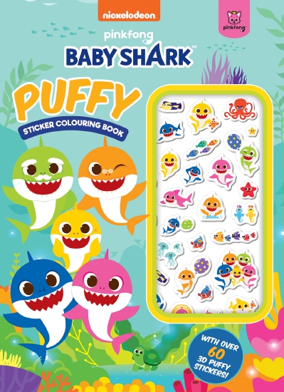 BABY SHARK: PUFFY STICKER COLOURING BOOK (NICKELODEON)
