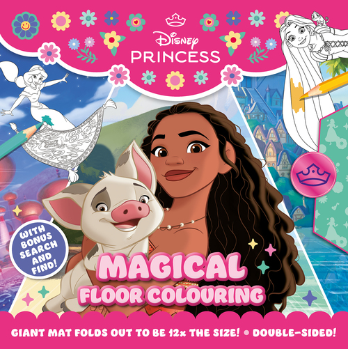 Disney Princess: Magical Floor Colouring