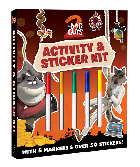 BAD GUYS 2: ACTIVITY AND STICKER KIT (DREAMWORKS)