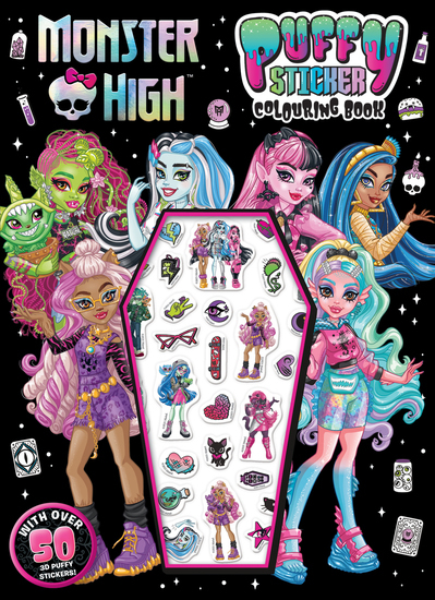 MONSTER HIGH: PUFFY STICKER BOOK (MATTEL)