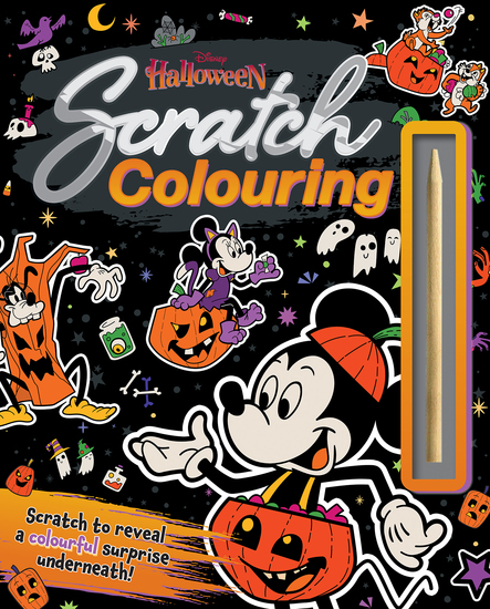 DISNEY HALLOWEEN: SCRATCH COLOURING