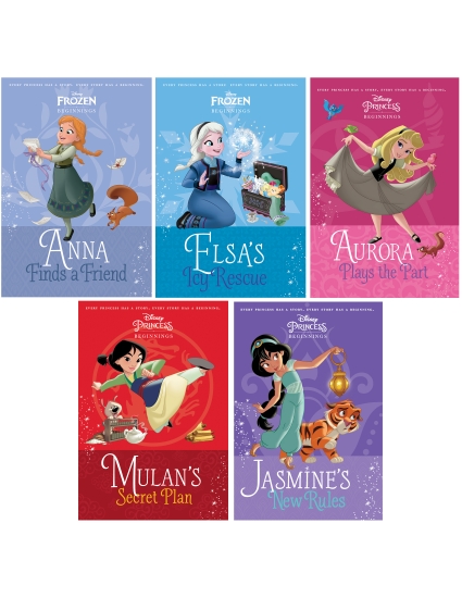 Disney Princess Beginnings 5 Book Pack Set B