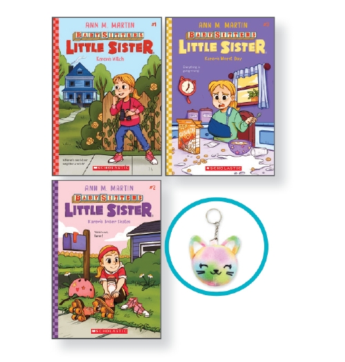 BABYSITTERS LITTLE SISTER 3-PK W SQUISHY KEYCHAIN