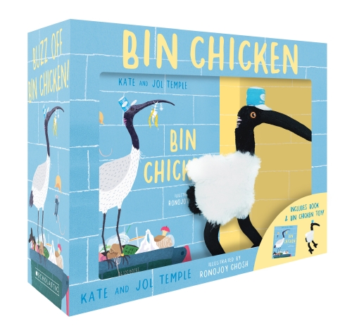 BIN CHICKEN PLUSH BOXED SET