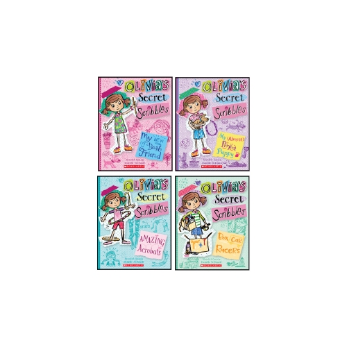 OLIVIA'S SECRET SCRIBBLES 4-PK