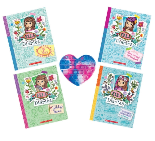 ELLA DIARIES I LOVE ANIMALS 4-PACK