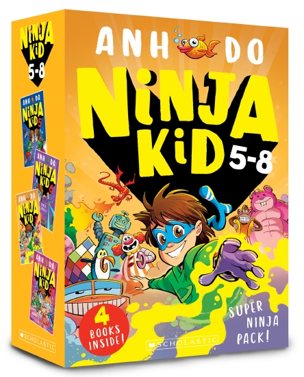 NINJA KID 5-8 BOOK BOXED SET TOY CAT 24