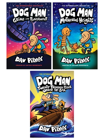 Dog Man 3-Pack (9-11)