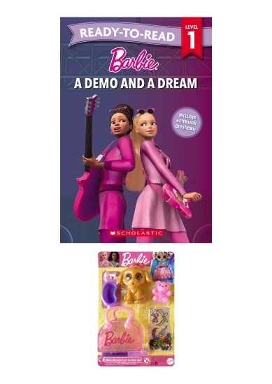 BARBIE READER + SHIMMER PUPPY COVERMOUNT