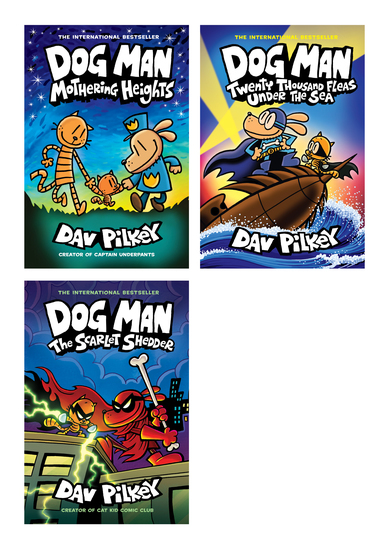 Dog Man 3-Pack (10-12)