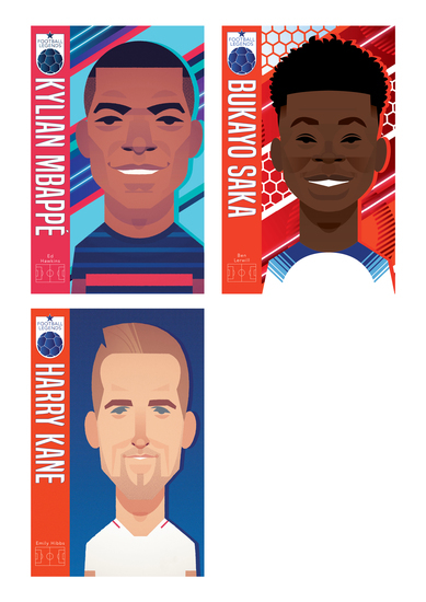 Football Legends 3-Pack (Mbappe, Kane, Saka)