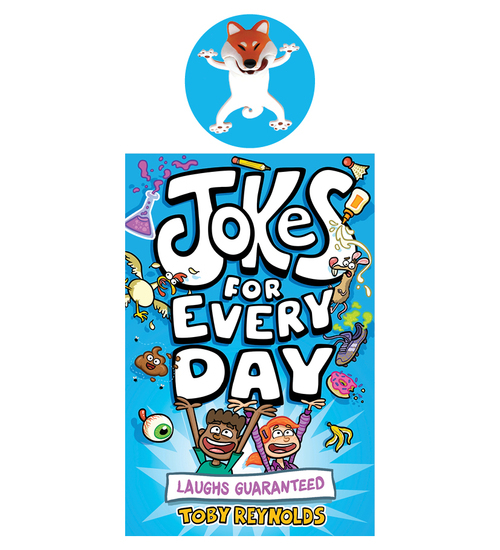 Jokes for Every Day with 3D Dog Bookmark