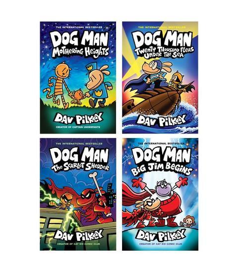 Dog Man 4-Pack (10-13)