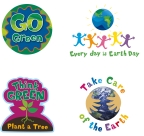 Go Green Stickers