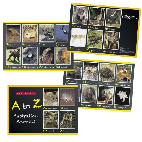 A-Z AUST ANIMALS WALL FRIEZE  