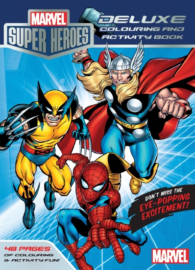 MARVEL DELUXE COLOURING BOOK