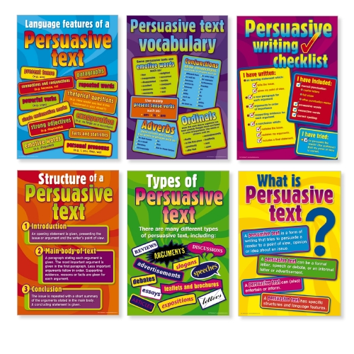 Product: Persuasive Text Posters - Teacher Resource - School Essentials