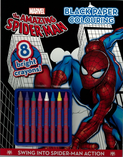 SPIDERMAN BLACK PAPER COLO
