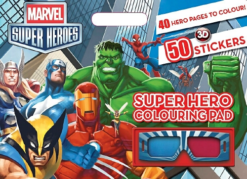 Marvel Super Heroes Stickers, Marvel Avengers 50 Stickers