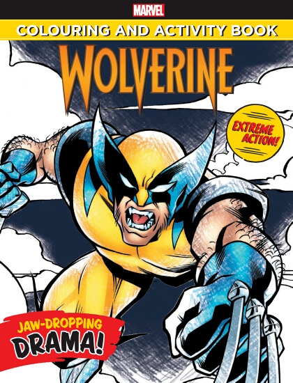 Wolverine Mathematic Worksheet Product: WOLVERINE COLOUR ACTIVITY MARV - Book - School Essentials